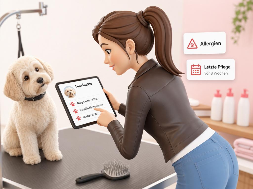 Pflegenotizen für jeden Hund