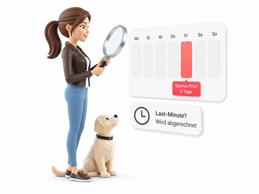 Last-Minute-No-Shows zahlen mit