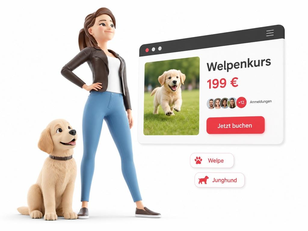 Auf der Website, im Kalender, mit Direktlink