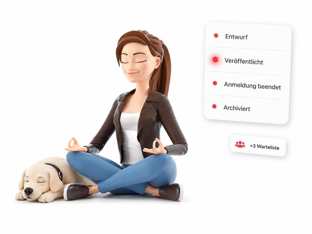 Anmeldung beendet? Kein Problem.