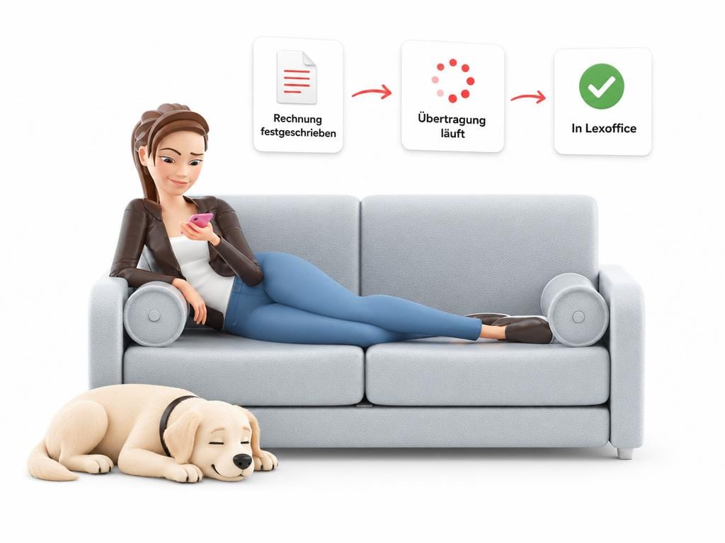 Erstellt → in Lexoffice