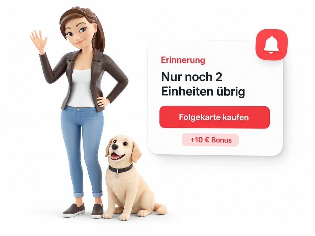 Bevor die Karte alle ist