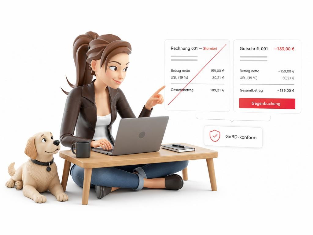 Falsche Rechnung? Storniert.