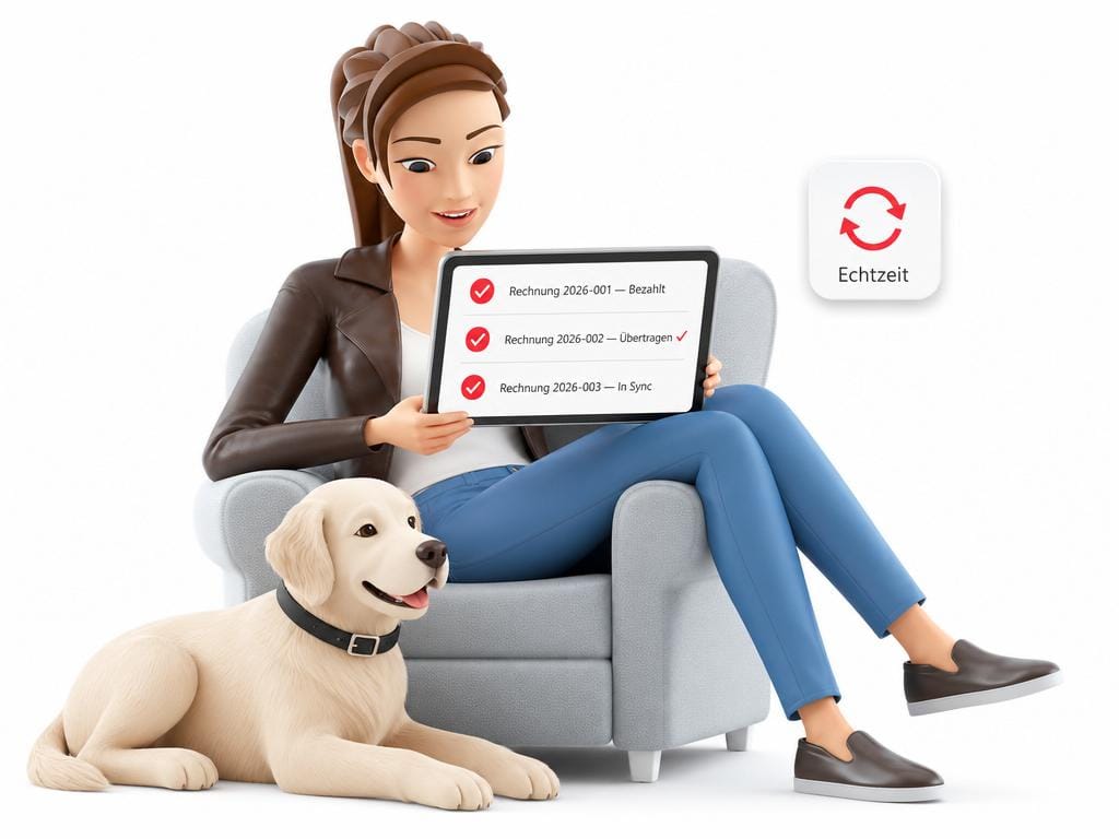 Erstellt → in Sevdesk